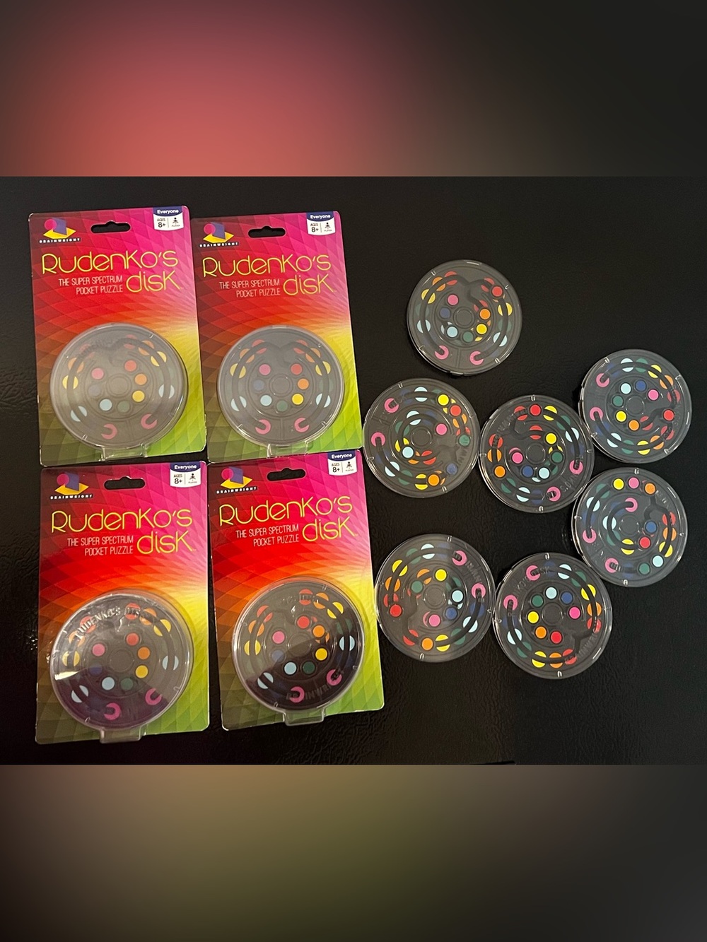 Rudenko's Disk Pocket Puzzle - Multi Color